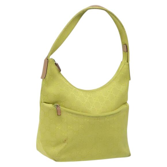 GUCCI GG Canvas Shoulder Bag Yellow 001 001 - Picture 1 of 16